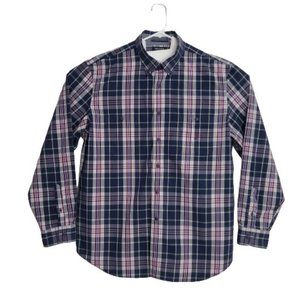 Nautica Long Sleeve Placid Blue Plaid Button down long sleeve Shirt